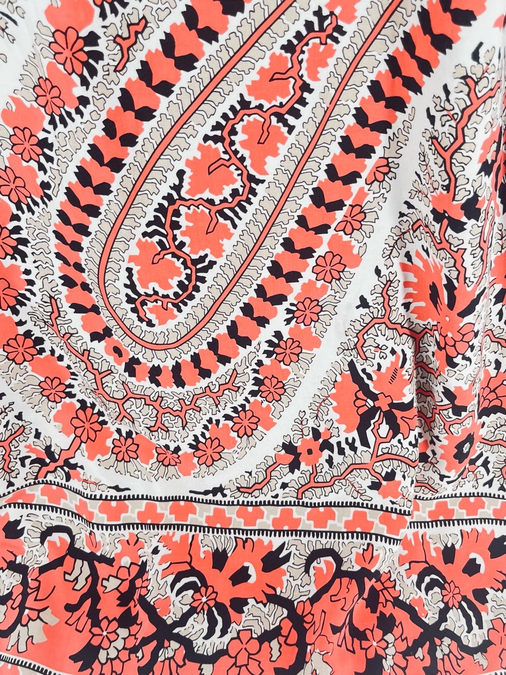 Old Navy Plus Size 30 Paisley Maxi Dress Boho Lined 100% Rayon - Picture 9 of 10